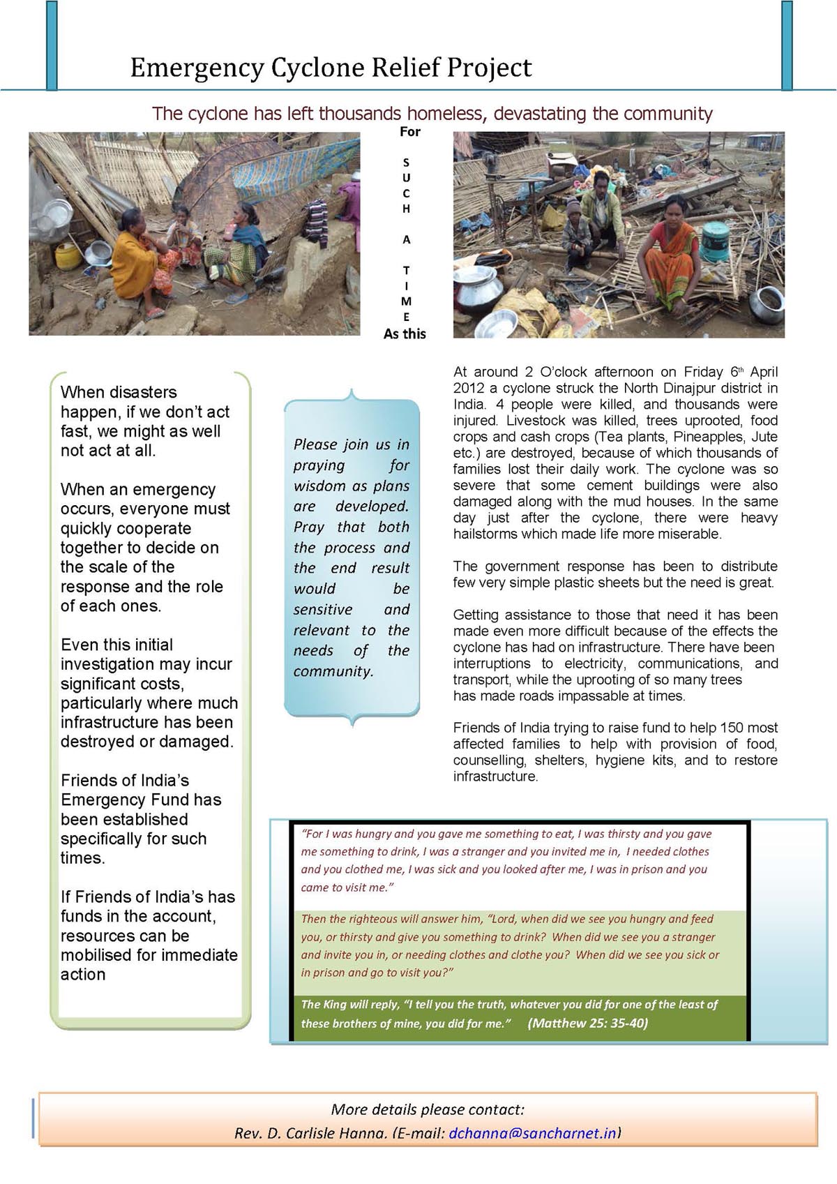 Cyclone Report